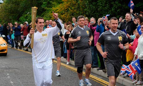 Jordan Anderton, Olympic torchbearer