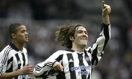 Hugo Viana in Newcastle colours