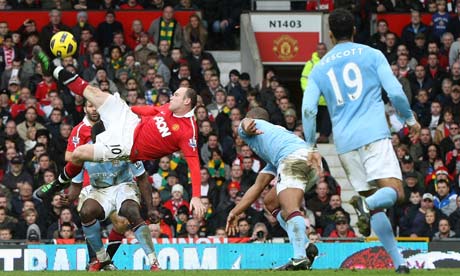 Wayne Rooney's overhead kick