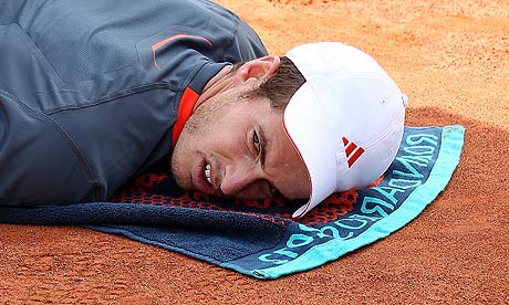 Andy Murray at the French Open