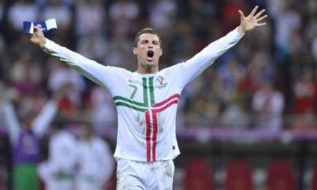 Ronaldo Euro 2012 on Portugal S Cristiano Ronaldo Celebrates Victory In The Euro 2012