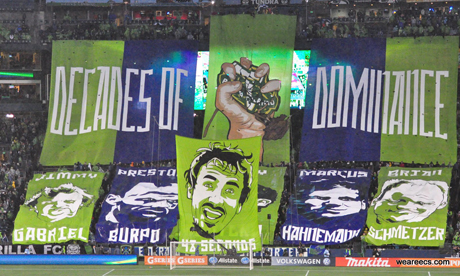 Seattle Sounders Decades Banner