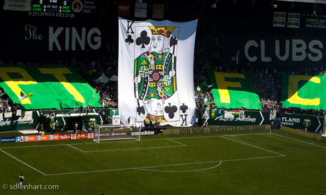 Portland Timbers King of Clubs banner