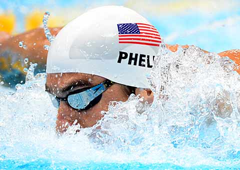 US swimmer Michael Phelps