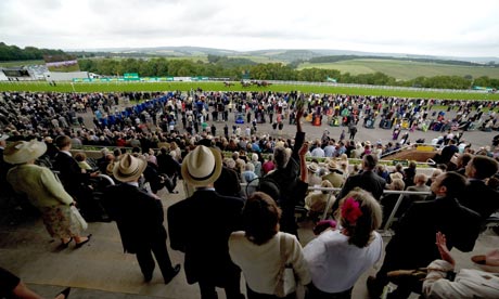 Crowds in the Goodwood stands
