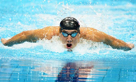 michael phelps swimming