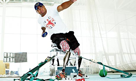 The Paralympian Derek Derenalagi has defied the odds in taking up the discus