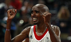 Great Britain's Mo Farah after the 10,000m final at London 2012