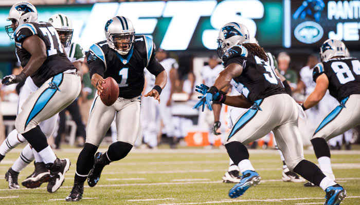 Carolina Panthers quarterback Cam Newton