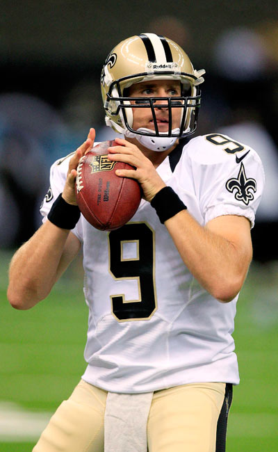 Drew Brees of the New Orleans Saints