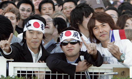 Japanese support for Deep Impact