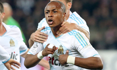 Marseille's Andre Ayew