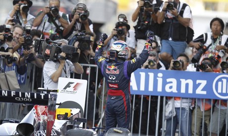Sebastian Vettel Wins The Japanese Formula One Grand Prix 2013