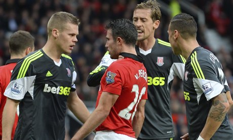 Robin van Persie and Ryan Shawcross