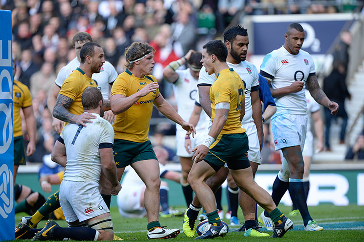 England v Australia: England v Australia Rugby Autumn International