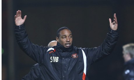 Paul Ince shows his frustration on the touchline at Yeovil during Blackpool's defeat on Tuesday.