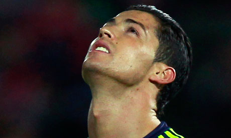 Cristiano Ronaldo feels the pain during Real Madrids 10 defeat at 