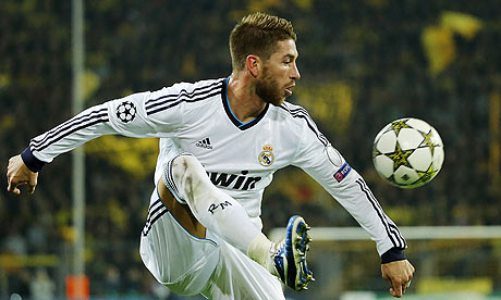 Real Madrid's Sergio Ramos