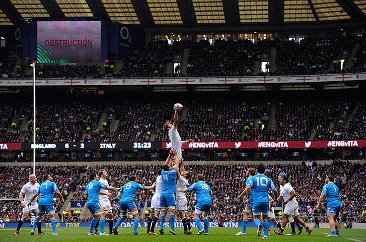 England v Italy: England v Italy 6 Nations
