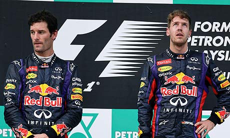 Formula  Teams on Red Bull S Sebastian Vettel And Mark Webber Descend Into F1 Civil War