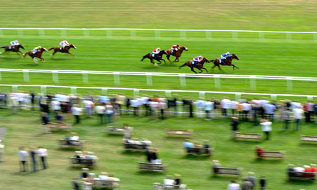Flat racing at Newbury