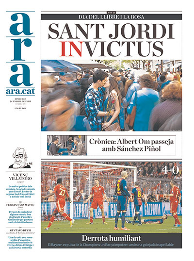 Barca Front Pages: Barca front pages reaction