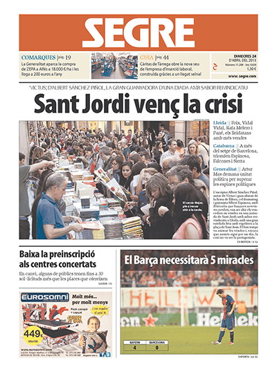 Barca Front Pages: Barca front pages reaction