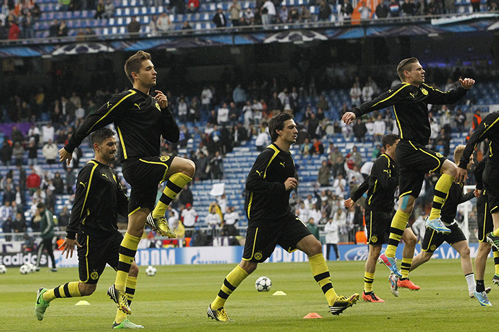 Dortmund vs Real Madrid:  Borussia Dortmund vs Real Madrid