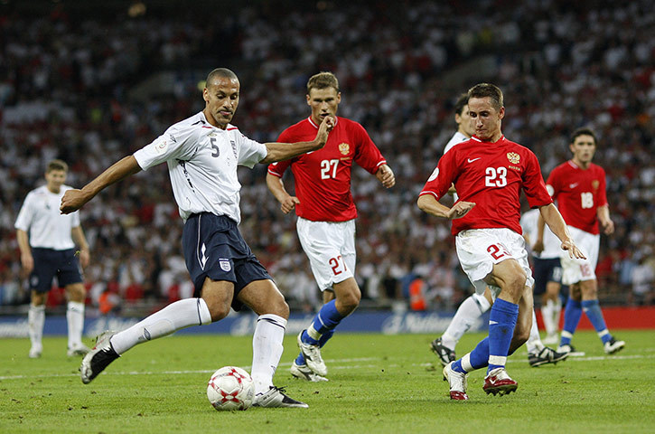 Rio Ferdinand: England career in pictures