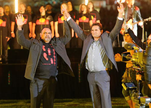 Indigenous Round: Michael Long and Nicky Winmar