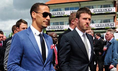Rio Ferdinand at Chester races