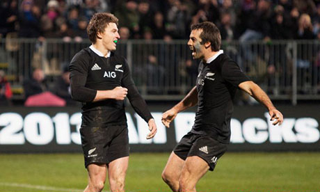 All Blacks celebrate