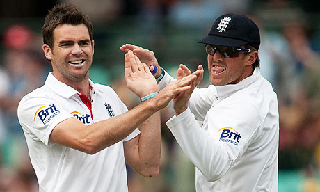 Jimmy Anderson and Graeme Swann