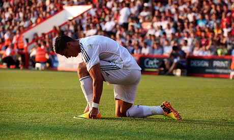 Cristiano Ronaldo during Real Madrid's 6-0 victory at Bournemouth on Sunday