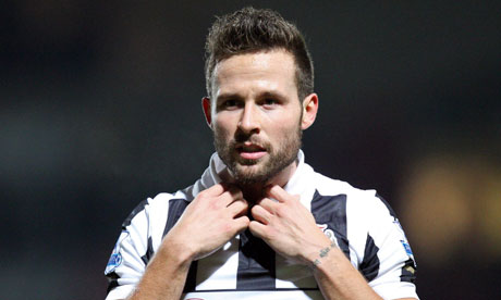 Yohan Cabaye in action for Newcastle