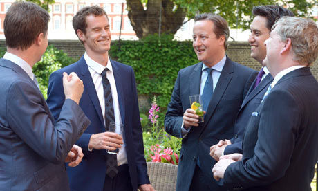Andy Murray at No10 with David Cameron