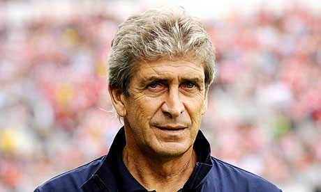 Manuel Pellegrini Arsenal v Manchester City