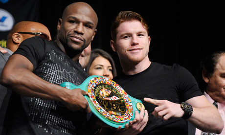 Floyd Mayweather Jr and Saúl 'Canelo' Alvarez