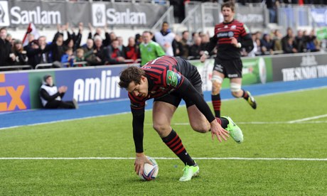 Alex Goode, the Saracens full-back, scored a try that was the highlight of the defeat of Connacht