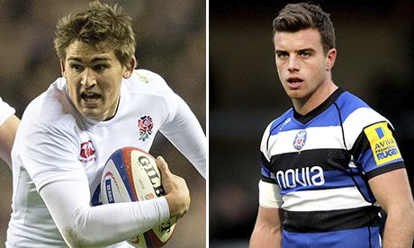 Toby Flood and George Ford