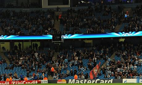 Manchester City empty seats