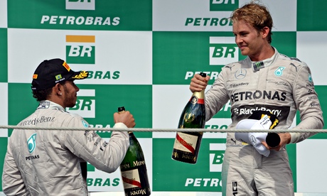 Rosberg and Hamilton