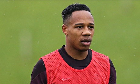 Nathaniel Clyne in training for England