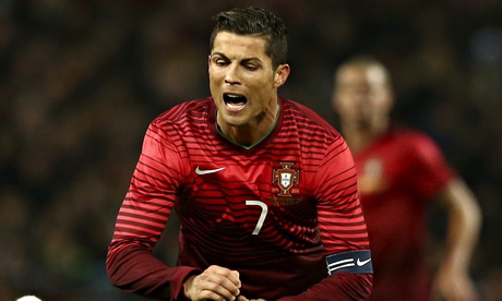 Portugal's Cristiano Ronaldo was on familiar territory at Old Trafford for the game with Argentina.