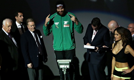 Tyson Fury, boxer, v Dereck Chisora