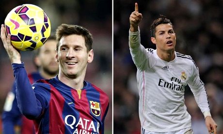 Lionel Messi and Cristiano Ronaldo