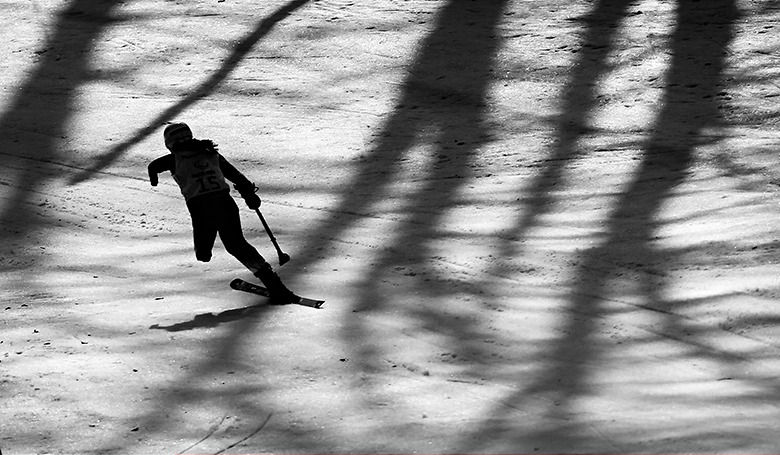 Sport picture of the day: Super-G silhouette