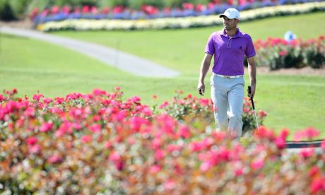 Sergio García practices ahead of the Players Championship at Sawgrass