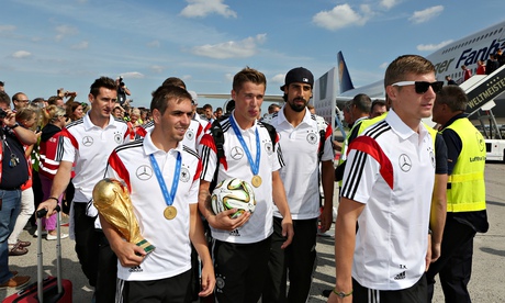 Team Germany Arrives At Berlin Tegel