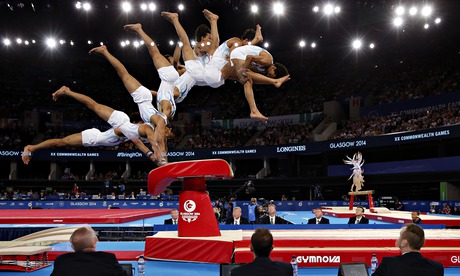 Sport picture of the day: Vaulting multiple exposure